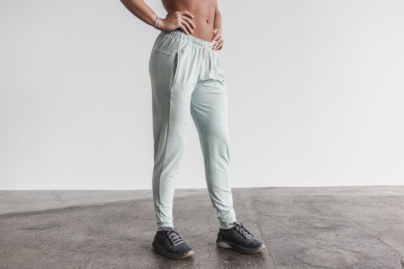 Nobull Adjustable Jogginghose Damen Mintfarben | GUWCAP502