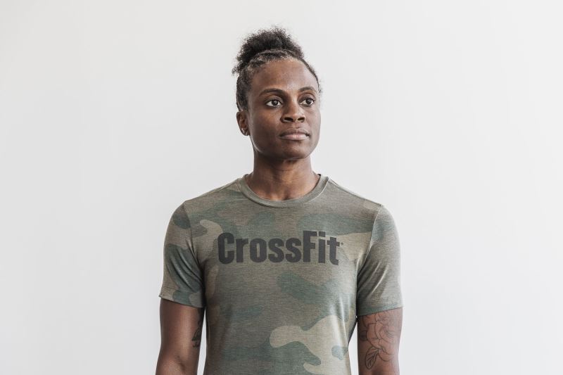 Nobull Crossfit Camo T-shirts Damen Camouflage | ITNZFW058