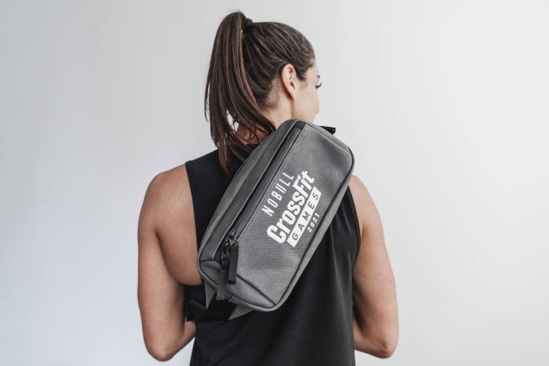 Nobull Crossfit Games 2021 Crossbody Tasche Damen Grau | GJAEVT273