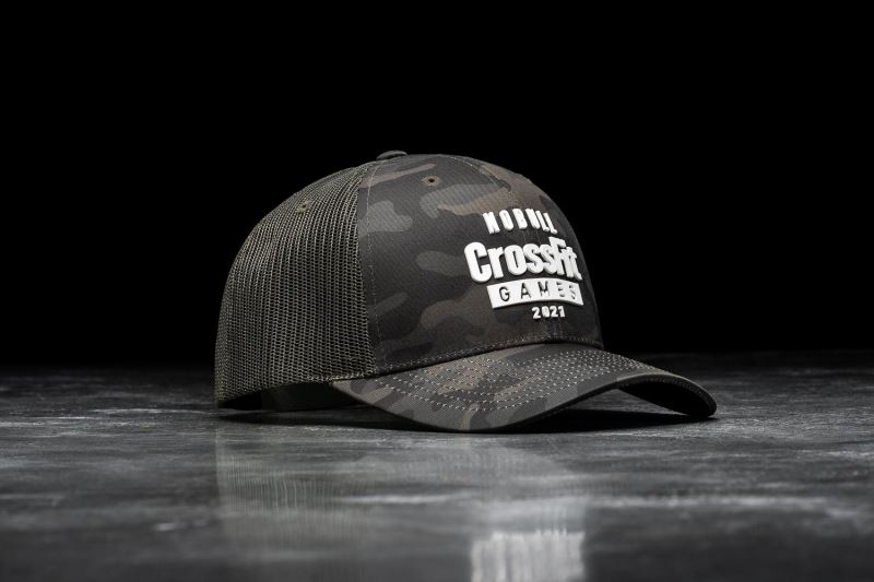 Nobull Crossfit Games 2021 Curved-Brim Trucker Hüte Damen Camouflage | BPDKWY208