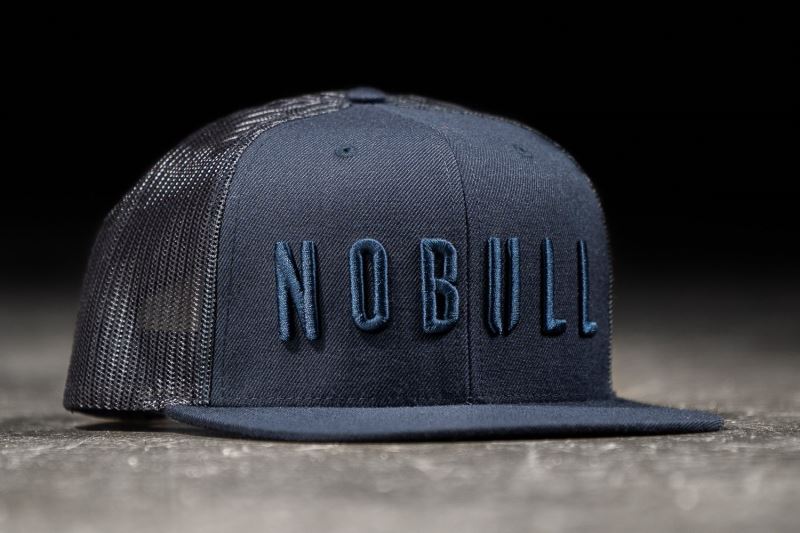 Nobull Flache-Brim Trucker Hüte Damen Navy | XZKIUA580