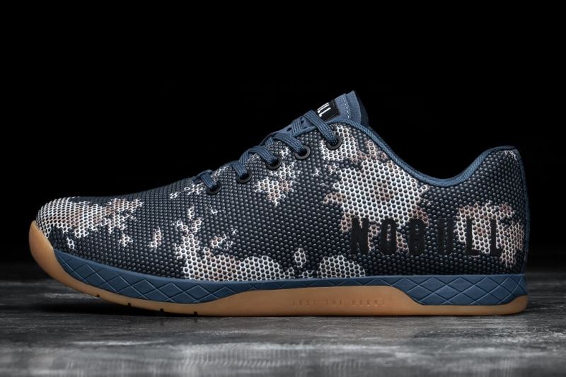 Nobull Floral Sportschuhe Damen Navy | NAHSVZ109