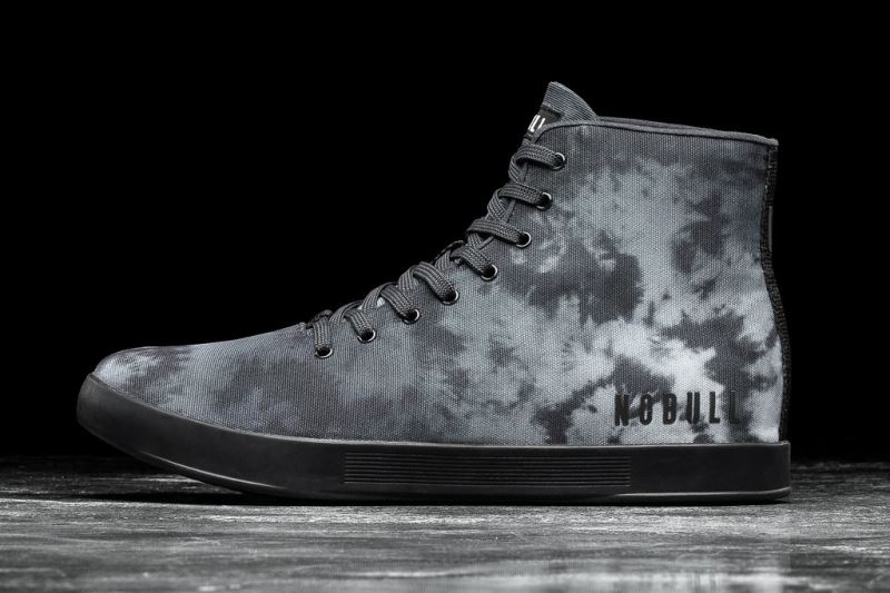 Nobull High-Top Cloud Tie-Dye Canvas Sportschuhe Damen Camouflage | QKJIPO105