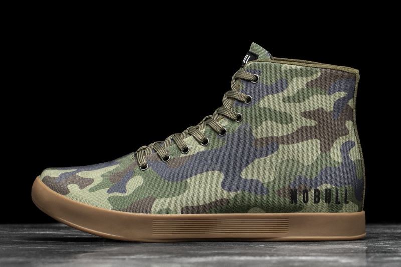 Nobull High-Top Forest Canvas Sportschuhe Herren Camouflage | HOYKTD246