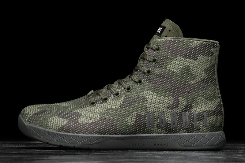 Nobull High-Top Forest Sportschuhe Herren Camouflage | RFUPHS745