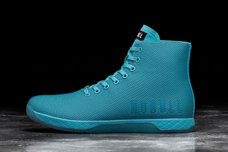 Nobull High-Top Neon Sportschuhe Damen Blau | YSCGQP180