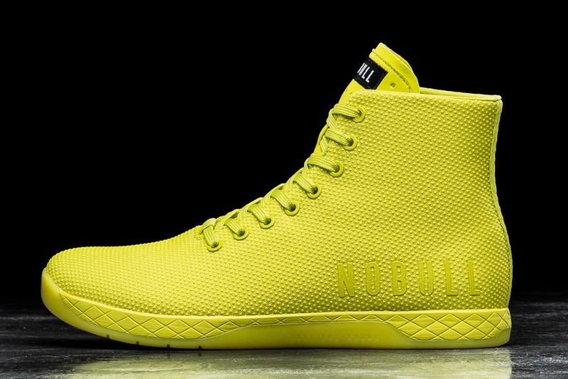 Nobull High-Top Neon Sportschuhe Damen Gelb | HKBLFQ172