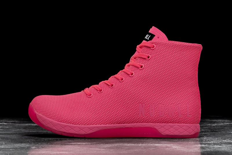 Nobull High-Top Neon Sportschuhe Damen Rosa | JSHQYX064