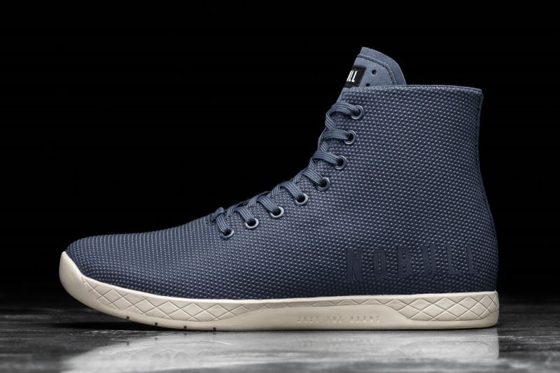 Nobull High-Top Sportschuhe Damen Navy Weiß | ADMBKN436