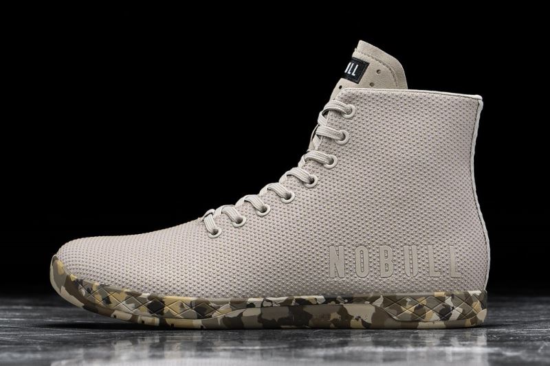 Nobull High-Top Wild Sportschuhe Herren Beige | KSXVOQ536