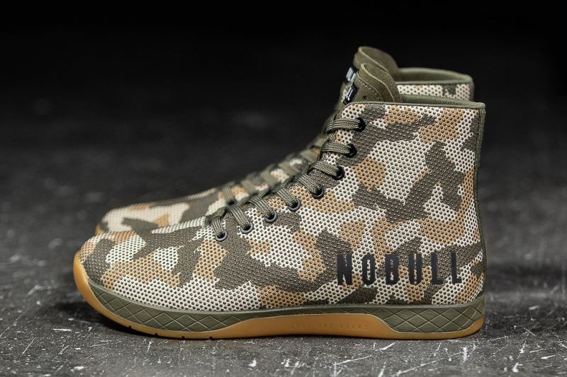 Nobull High-Top Woodland Sportschuhe Damen Camouflage | USFLRW541