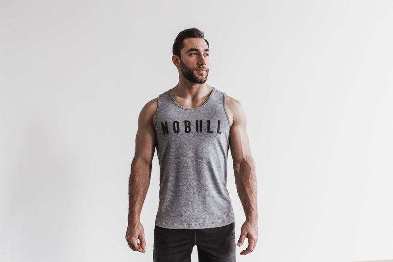 Nobull Klassische Colors Muskelshirt Herren Grau | HBVYRF945