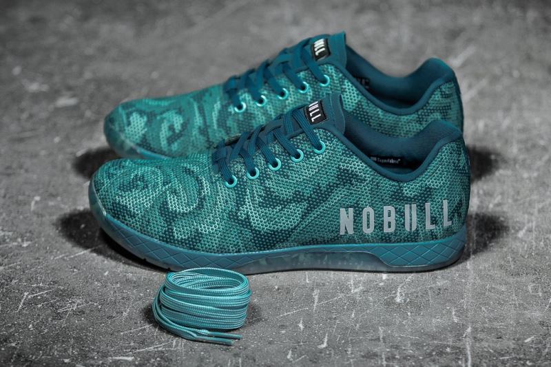 Nobull Leaf Sportschuhe Damen Blau | KPCBXF206