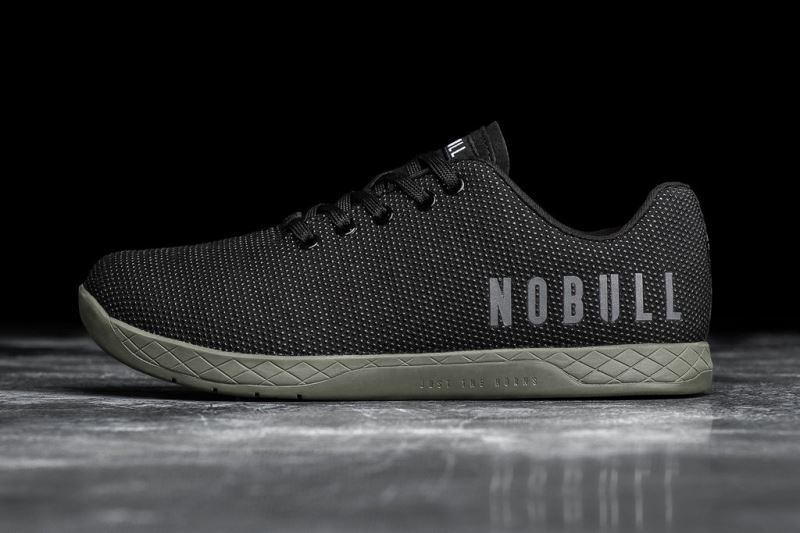 Nobull Low-Top Sportschuhe Herren Schwarz Dunkelgrün | VMHFPI935