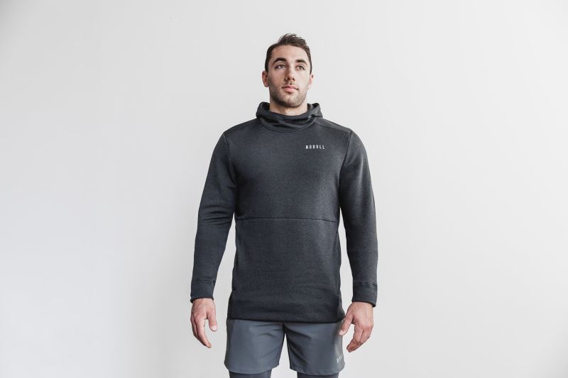 Nobull Performance Pullover Hoodie Herren Tiefesgrau | LESQBN308