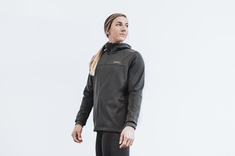 Nobull Softshell Jacke Damen Tiefesgrau | ZHDLCJ970