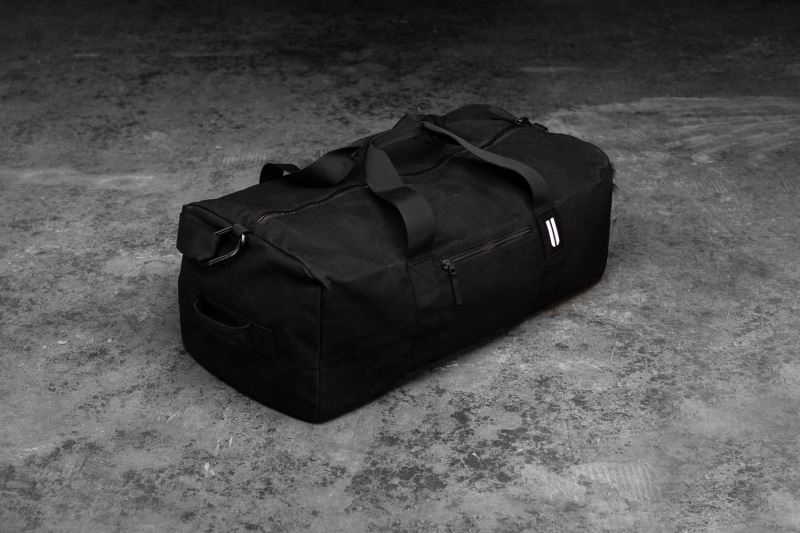 Nobull Xl Waxed Canvas Traditional Duffle Tasche Herren Schwarz | OAMDVI603